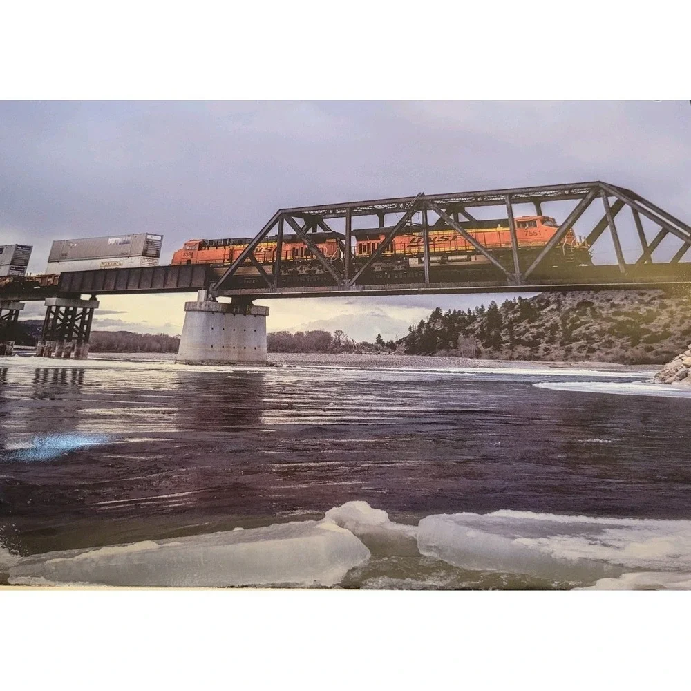 2025 BNSF Burlington Northern Santa Fe Railway Calendar Train Locomotive